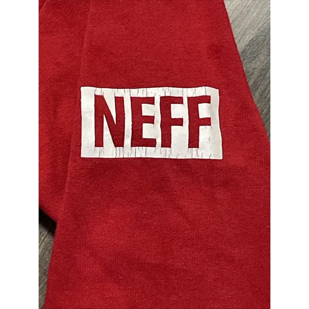 Disney Collection By Neff Mickey Mouse Hoodie Sweatshirt Mens Size Medium Red